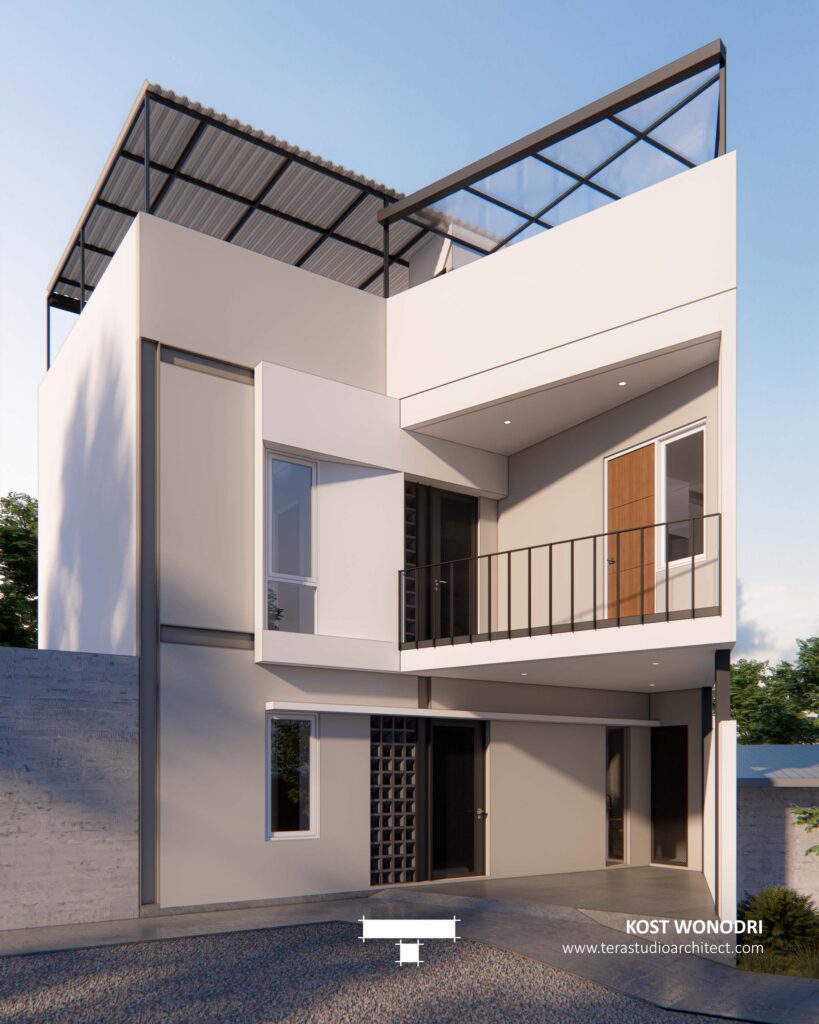 kost 2 lantai arsitek semarang