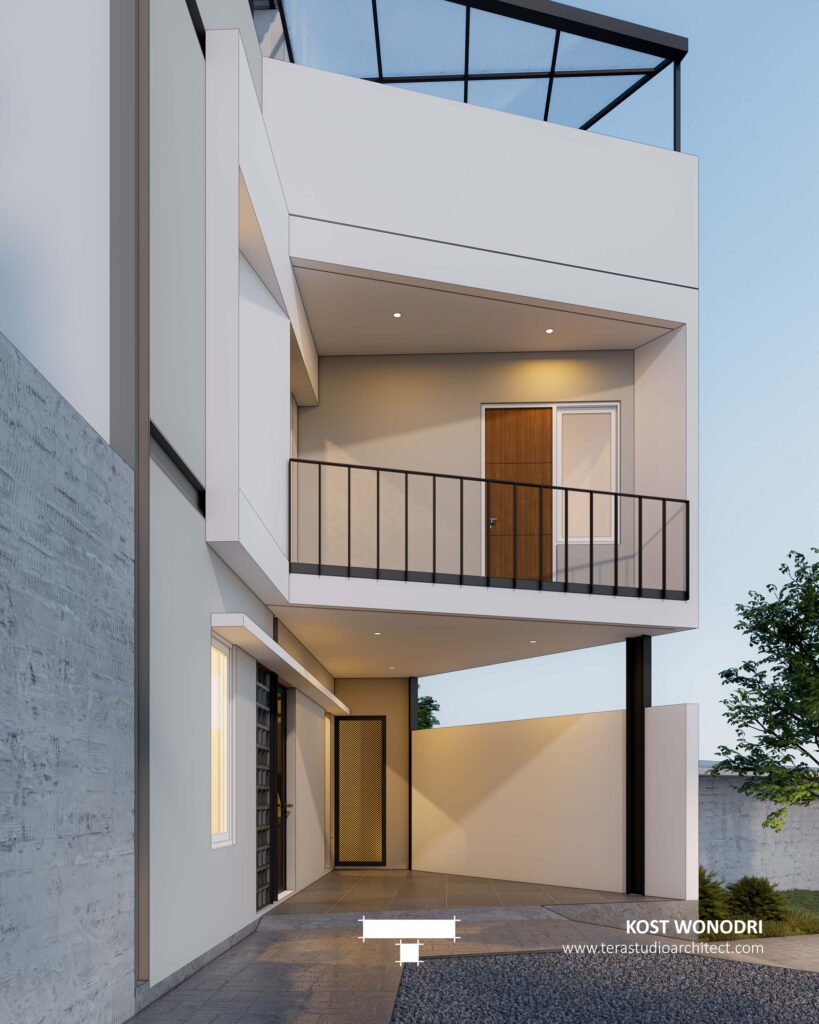 kost 2 lantai arsitek semarang