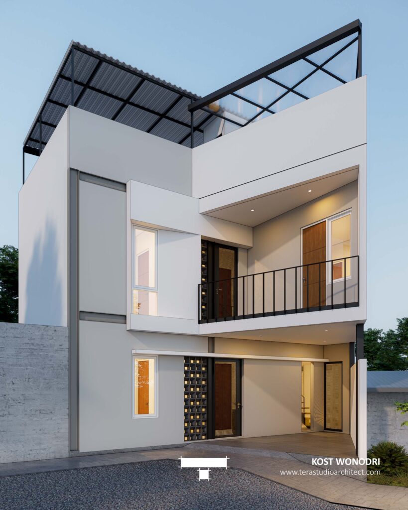 kost 2 lantai arsitek semarang