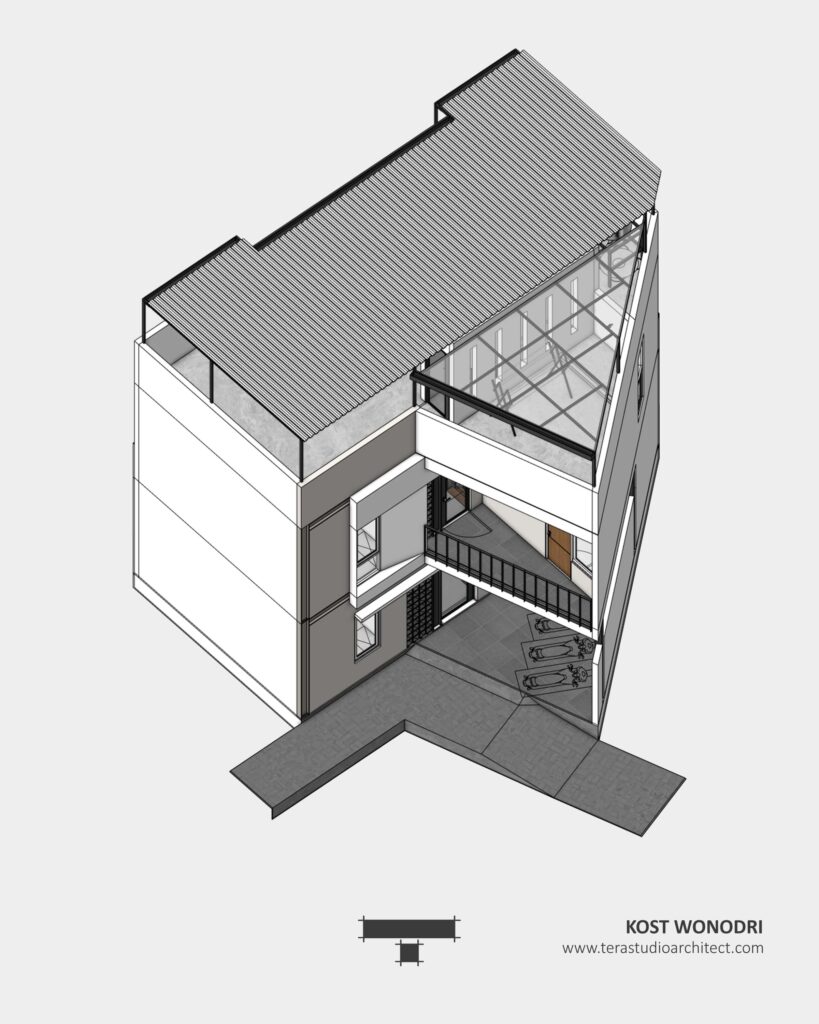 kost 2 lantai arsitek semarang