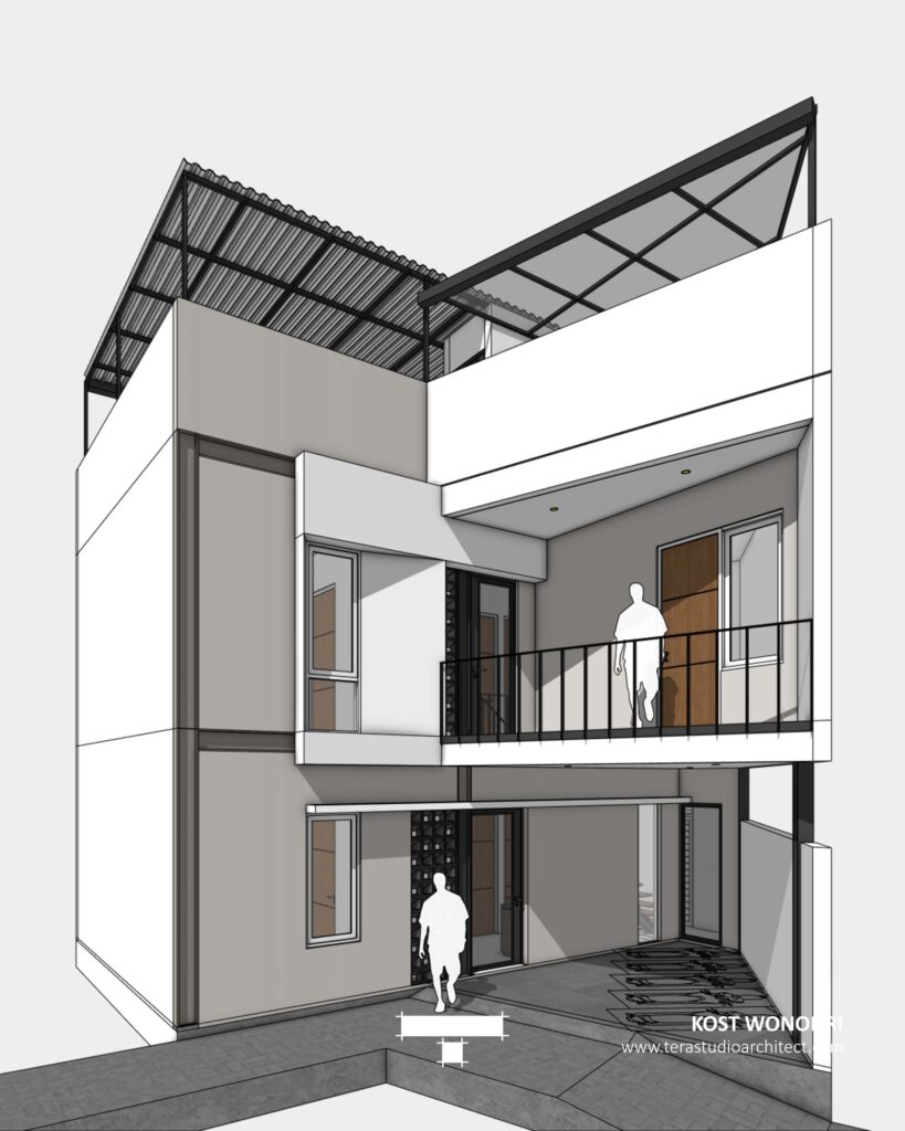 kost 2 lantai arsitek semarang