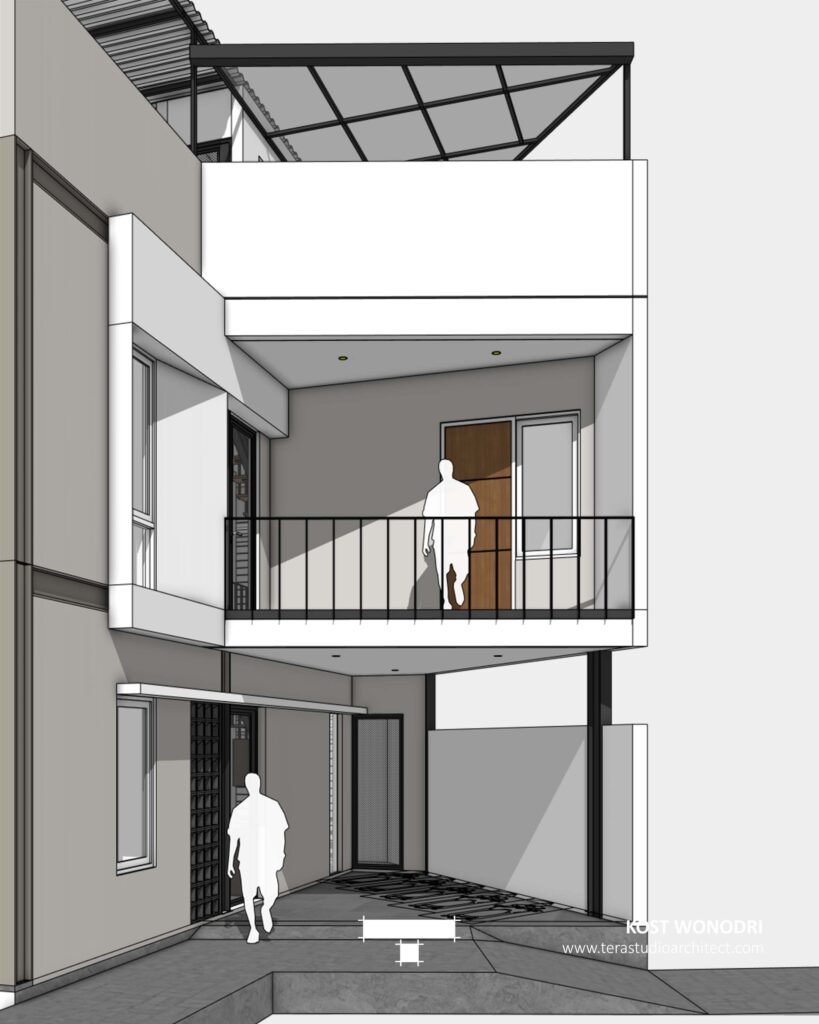 kost 2 lantai arsitek semarang