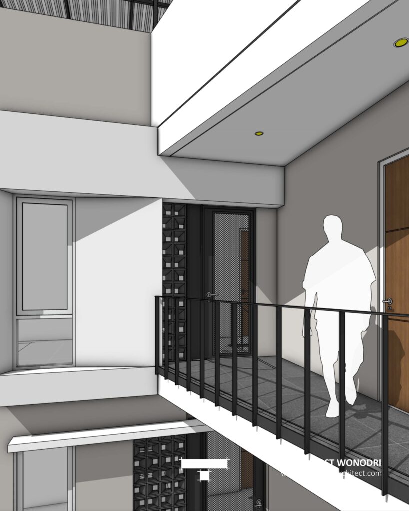 kost 2 lantai arsitek semarang
