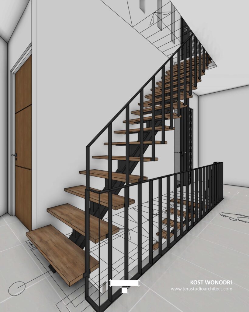 kost 2 lantai arsitek semarang